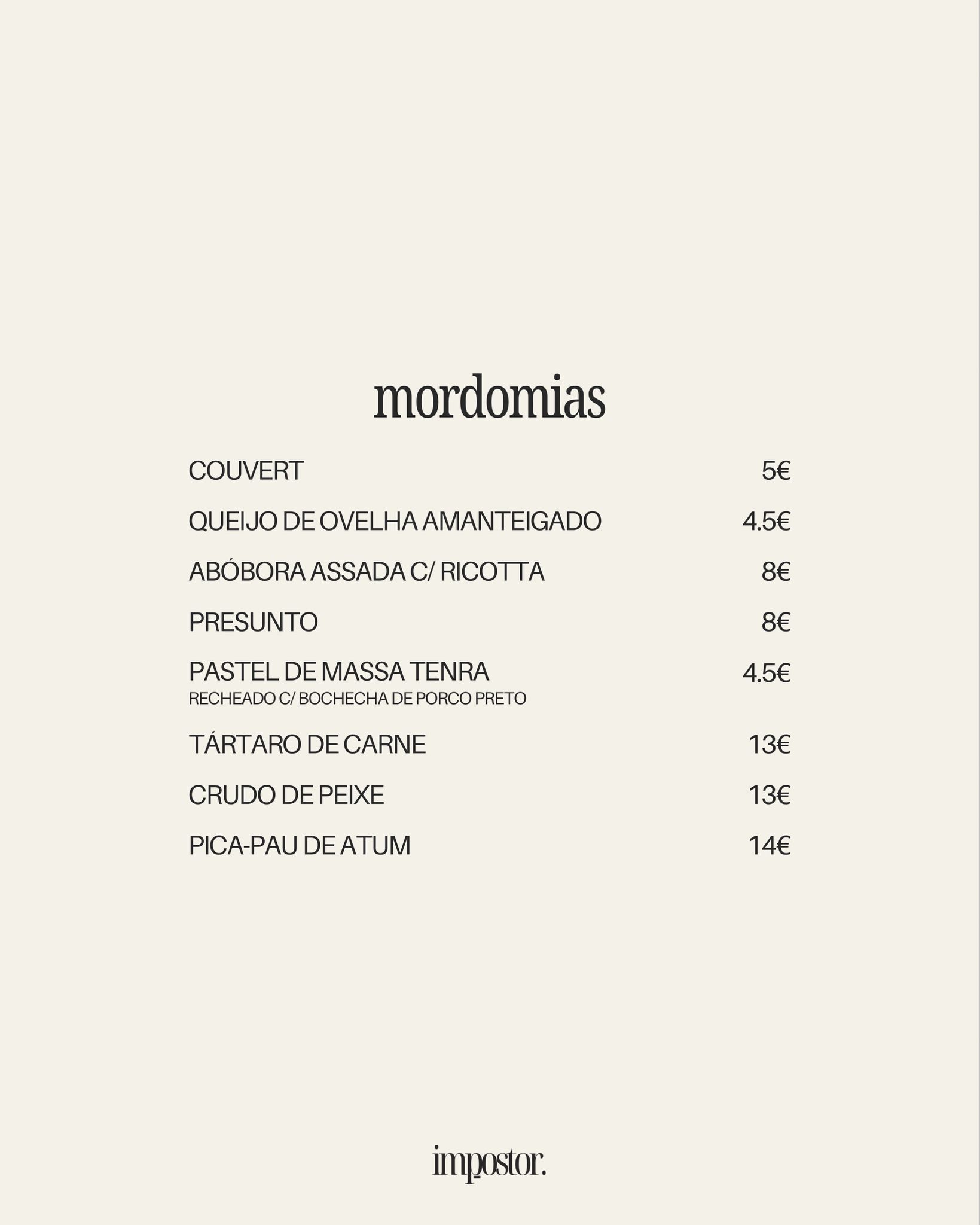 Menu página 1